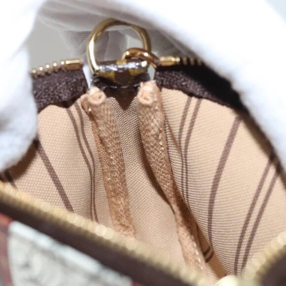 LOUIS VUITTON Monogram Patch Mini Pochette Accessoires Pouch M95804 Auth 117... - Picture 11 of 16